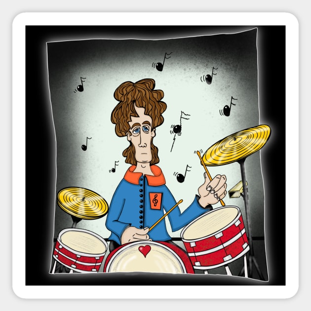 Wrong note... Drummer... Colors. Sticker by AtelierFafard